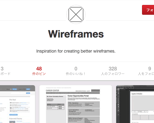 Wireframes on Pinterest