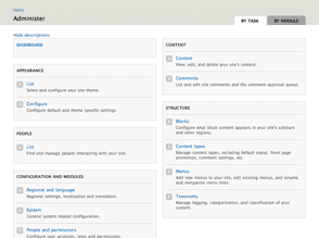 Drupal 7 コアテーマ Seven