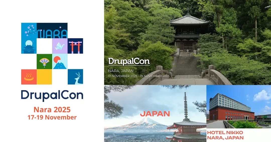 「DrupalCon Nara 2025」スポンサー協賛のお知らせ