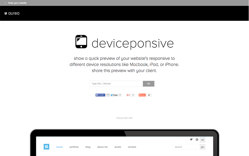 レスポンシブWebデザインの表示確認に使えるお役立ちツール/deviceponsive